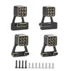 FACCNOY Adjustable Brass Shock Absorber Mount 9 Holes Shock Tower Front Rear Shock Bracket for TRX4M 1/18 RC Crawler Car view 1
