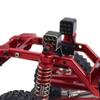 FACCNOY Adjustable Brass Shock Absorber Mount 9 Holes Shock Tower Front Rear Shock Bracket for TRX4M 1/18 RC Crawler Car view 2