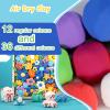 Air Dry Clay kit, EDIFON Modeling Clay Ultra Light Magic Clay with Tools, Safe and Non-Toxic Modeling Clay, Ideal Gift for Kids (48 Colors + Tools) view 2
