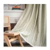 Gualiy Living Room Curtains Modern, Curtains for Bedroom Windows 2 Panels Stripes Embroidered Country Style Window Curtains Blackout 52 inch Width Green Thermal Curtains 102 inch Length view 1