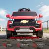 Aosom Licensed Chevrolet Tahoe Ride On Car, 12V 7AH Battery Power Ride On Toy with Parent Remote Control, LED Lights, Music, 4 Wheeler Suspension, 3 Speeds, Kids Electric Vehicle for Aged 3+, Red view 3