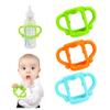 RTMOK Bottle Handles for Dr. Brown's Narrow Baby, Wide-Neck, Removable Easy-Grip Transitional Sippy Cup Handles, 100% Silicone-BPA-Free Material, 4m+ (Blue+Green+Yellow) view 1