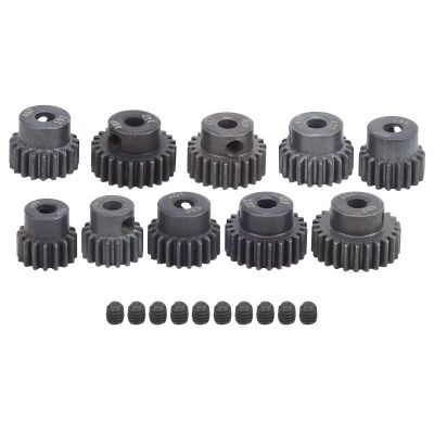16T Gear Steel Motor Pinion, RC Motor Gear for 1/8 1/10 Brushless Motor Complete Motors