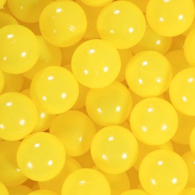 Heopeis Ball Pit Balls for Kids Ball Pit - 2.75 inches Crush Proof Plastic Play Balls BPA Free Phthalate Free Non-Toxic for Children Party Brithday Pool, Yellow, 50 Balls