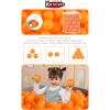 Heopeis Ball Pit Balls for Kids - 2.75inches Crush Proof Plastic Balls, Large Toy Balls BPA Free Phthalate Free for Holiday Party Props, Orange, 50 Pcs view 4