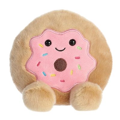 Aurora, 33759 Palm Pals Claire Donut Plush Toy, Brown, 13 cm