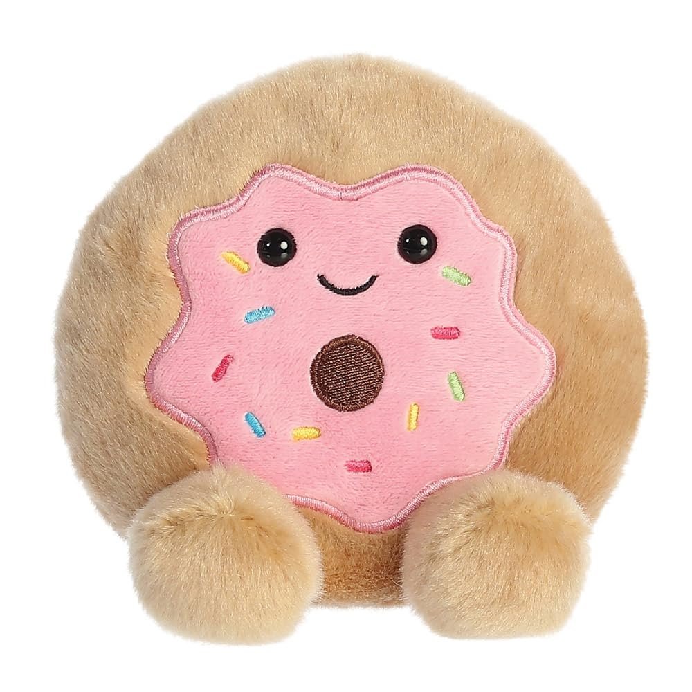 Aurora, 33759 Palm Pals Claire Donut Plush Toy, Brown, 13 cm
