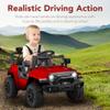 Best Choice Products 6V Kids Ride On Toy, Mini Truck, Electric Play Car w/Parent Remote Control, 4-Wheel Suspension, LED Lights, 2 Speeds, Functional Horn, 3.1MPH Max Speed - Red view 3