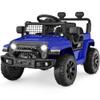 Best Choice Products 6V Kids Ride On Toy, Mini Truck, Electric Play Car w/Parent Remote Control, 4-Wheel Suspension, LED Lights, 2 Speeds, Functional Horn, 3.1MPH Max Speed - Blue view 1