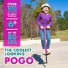Flybar Jolt Pogo Stick for Kids Ages 6 and Up, 40 to 80 Pounds, Perfect for Beginners, Easy Grip Foam Handles, Anti-Slip Foot Pegs, Outdoor Jumper Toys for Boys & Girls, Outside Toys for Kids view 2