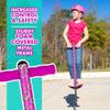 Flybar Jolt Pogo Stick for Kids Ages 6 and Up, 40 to 80 Pounds, Perfect for Beginners, Easy Grip Foam Handles, Anti-Slip Foot Pegs, Outdoor Jumper Toys for Boys & Girls, Outside Toys for Kids view 3