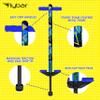 Flybar Jolt Pogo Stick for Kids Ages 6 and Up, 40 to 80 Pounds, Perfect for Beginners, Easy Grip Foam Handles, Anti-Slip Foot Pegs, Outdoor Jumper Toys for Boys & Girls, Outside Toys for Kids view 4