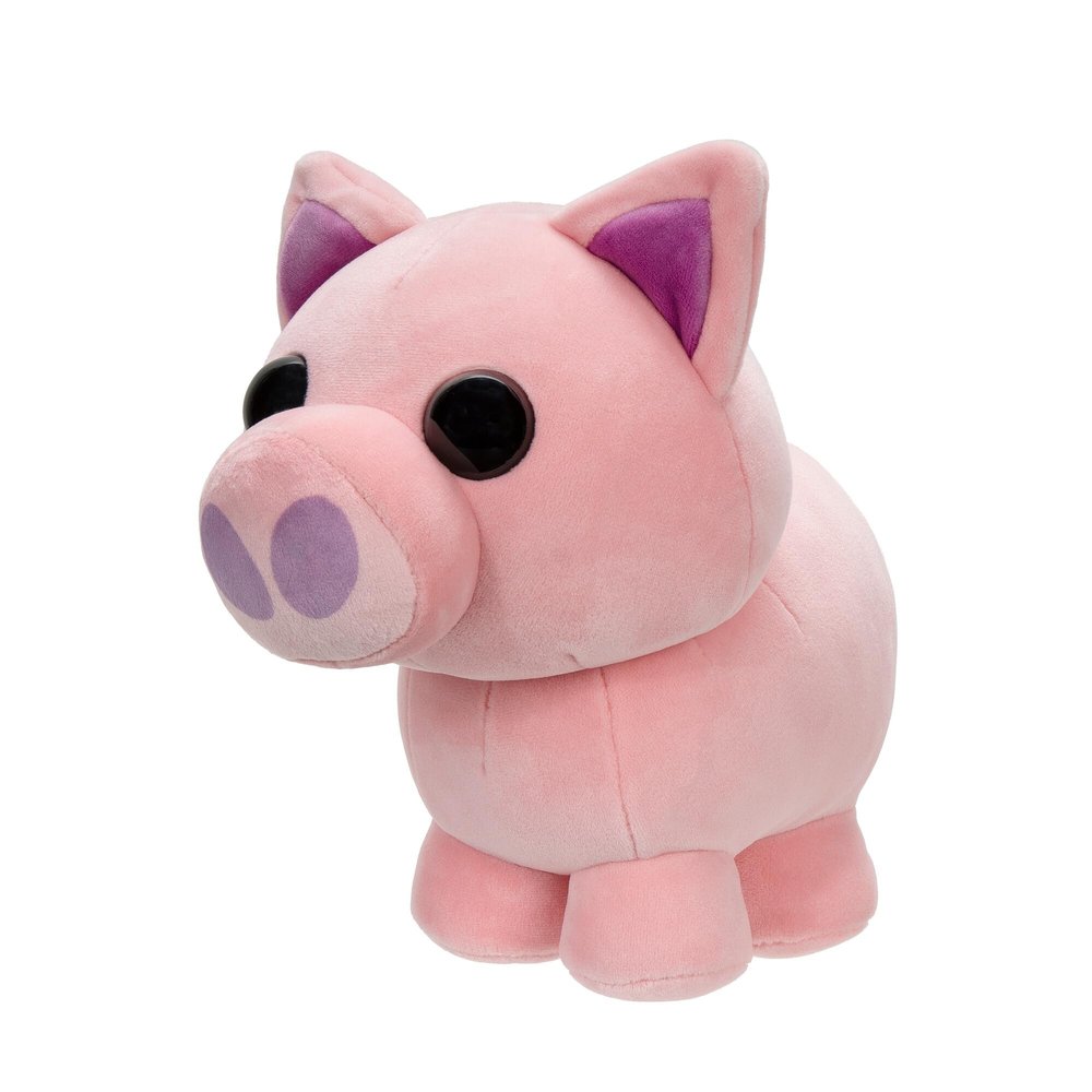 Adopt Me! Collector Plush - Pig - Series 3 - Rare in-Game Stylization Plush - Exclusive Virtual Item Code Included - Toys for Kids Featuring Your Favorite Pet, Ages 6+
