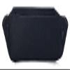 Cyber-Deals Dice Rolling Tray Portable Folding Felt Mat + (5) Poker Dice with Velvet Pouch Bundle Set [Black Tray, White Dice (Clubs Ace, Squared)] view 4