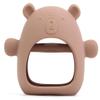100% Food Grade Silicone Baby TEETHER Teething Toys for Babies (Caramel) view 1