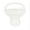 100% Food Garde Silicone Durable and Reusable Silicone Baby Food/Fruit Feeder(TEETHER) (Milk White) view 1