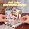 Flever Dollhouse Miniature DIY House Kit Creative Room with Furniture for Romantic Valentine's Gift (Beatific Atelier) view 4