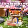Flever Dollhouse Miniature DIY House Kit Creative Room with Furniture for Romantic Valentine's Gift (Sakura Noodles Shop) view 2