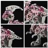 3D Metal Puzzles for Adults,Mechanical Dinosaur,Steel Dinosaur Series DIY 3D Metal Model Kits,Home Decoration Art Handicrafts Gifts Toys view 3