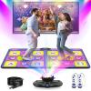 Acelufly Flannel Dance Mat for TV with Camera, Non-Slip Exercise Dance Pad with Yoga Mode for Kids & Adults, Family-Friendly Electronic Game Mat Toy Gifts for Girls & Boys (Purple) view 1