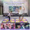 Acelufly Flannel Dance Mat for TV with Camera, Non-Slip Exercise Dance Pad with Yoga Mode for Kids & Adults, Family-Friendly Electronic Game Mat Toy Gifts for Girls & Boys (Purple) view 2