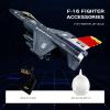 OTONOPI Fighter Jet Toy F-16 Toy Jets for Kids Military Plane Army Air Force Pull Back Fighter Toy diecast Metal Aircraft with Spray Effect Lights and Sounds for Boys Girls Age 3-12+ (F 16 Blue) view 3