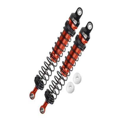 GPM Upgrades Aluminum 6061-T6 Rear Adjustable Spring Dampers for 1/10 Rock Rey LOS03009T1/T2 /1/10 Baja Rey Desert TruckLOS03008 RC Car (Orange)