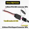 Dupont 2.54mm Male(Female Housing) To MX 1.25mm Female (Male Housing) Connectors Cables, 5CM wire, 10 pcs, Upgrade Parts for FMS FCX24, Fit for Servo & Led light of 1/24 RC Crawler Car Power Wagon view 2