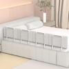 OCBAiLi Bed Rail, Bed Rail for Toddlers, Kid, 78.7 Inch Bed Side Rails Safety for Queen, King, Full, Twin, Bunk, Dorm Beds to Prevent Falls, Bed Barrier for Dogs, Easy Installation (Gray, 4 Packs) view 1