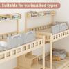 OCBAiLi Bed Rail, Bed Rail for Toddlers, Kid, 78.7 Inch Bed Side Rails Safety for Queen, King, Full, Twin, Bunk, Dorm Beds to Prevent Falls, Bed Barrier for Dogs, Easy Installation (Gray, 4 Packs) view 2