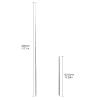 AEDIKO 5pcs Toy Telescopic Antenna 4 Sections Antenna for Remote Control Accessory Children's Electric Ride on Toys RC Car Replacement Parts view 3