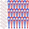 durony 24 Sets Inflatable Baseball Bats and Foam Baseball Sports Stress Ball Sports Party Decorations for Baseball Party Supplies Sports Theme Favors view 1