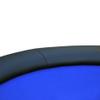 INO Design Foldable Poker Table for 8 Players 73" Light Series with Cup Holders, Blue view 3