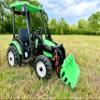 Kidsera 24V Ride on Tractor with Front Loader, Ride On Excavator with 24volt Dual Motors 4-Gearbox Metal Frame Kids Electric Vehicles 24V Power Wheels 24v Ride on Toys for Big Kids (Green) view 2