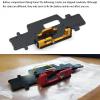 Carbon Chassis Second Floor Metal Servo Mount Gear Box Motor Base Set, 5 Colors Available, for WLtoys P929 P939 K969 K979 K989 K999 284131 1/28 RC Car Modification Spare Parts (Grey) view 2