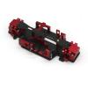 Carbon Chassis Second Floor Metal Servo Mount Gear Box Motor Base Set, 5 Colors Available, for WLtoys P929 P939 K969 K979 K989 K999 284131 1/28 RC Car Modification Spare Parts (red) view 3
