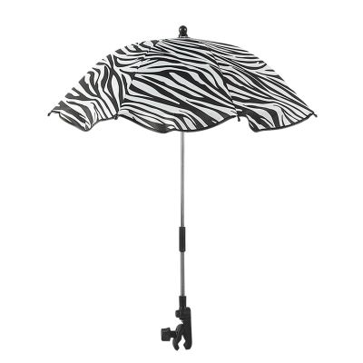Pram Parasol, Pram Umbrella with Clamp 360 Degree Adjustable, 66cm Portable 50+ UV Protection Sun Shade for Pram, Pushchair Parasol, Pram Shade, Baby Stroller Sun Covers