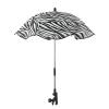 Pram Parasol, Pram Umbrella with Clamp 360 Degree Adjustable, 66cm Portable 50+ UV Protection Sun Shade for Pram, Pushchair Parasol, Pram Shade, Baby Stroller Sun Covers view 1