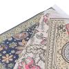 5PCS Dollhouse Rug, 1/12 Floral Print Exquisite Easy to Clean Soft Miniature Floor Blanket Miniature Carpet for Doll House Accessory Dollhouse Rug view 3