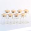 LOGOFUN 24 Pcs Mini Glass Bottle 1:12 Scale Glass Jars Model with Cork Dollhouse Storage Jars Ornaments view 3