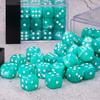 36 of Pack 12MM 6 Sided Dice Set,Pearl Pattern Game Dice Set, 6 Sided Standard Dices for Yahtzee, Bunco or Teaching Math,with Portable Plastic Box(Light Blue Pearl) view 3