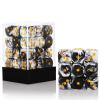 36 of Pack 12MM 6 Sided MINI Dice Set,Two Colours D6 Game Dice Set, 6 Sided Standard Dices for Yahtzee, Bunco or Teaching Math,with Portable Plastic Box(White+Black) view 1