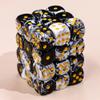 36 of Pack 12MM 6 Sided MINI Dice Set,Two Colours D6 Game Dice Set, 6 Sided Standard Dices for Yahtzee, Bunco or Teaching Math,with Portable Plastic Box(White+Black) view 4