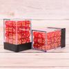 36 of Pack 12MM 6 Sided MINI Dice Set,Pearl Pattern Game Dice Set, 6 Sided Standard Dices for Yahtzee, Bunco or Teaching Math,with Portable Plastic Box(Red Pearl) view 2