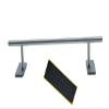 LEEFAI Fingerboard Rail Obstacles 28x5.5cm -Stainless Steel Finger Mini Skateboard Round Rail for Your Fingerboard ramps and Park view 1