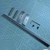 LEEFAI Fingerboard Rail Obstacles 28x5.5cm -Stainless Steel Finger Mini Skateboard Round Rail for Your Fingerboard ramps and Park view 3