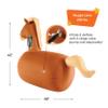 Hearthsong Hop N Go Inflatable Riding Bouncy Horse Hopping Toys for Kids Ages 5+ - Ride On Bouncer Animal Hopper Jumping Toys for Outdoor Games view 3