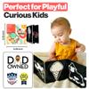 Happy Start Award-Winning High Contrast Board Book - Newborn Black & White Baby Cards, Easy to Clean, Hospital Approved, Stands on Its Own, Tummy Time Toy, Ages 0+ (Spanish) view 4