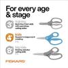 Fiskars 5" Blunt-Tip Scissors for Kids Ages 4-7, For School or Crafting, Purple view 3