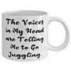 Beautiful Juggling 11oz 15oz Mug, The Voices in My Head are Telling Me to Go, Present For Men Women, Cute Gifts From Friends, Juggling cup gift, Juggling cup gifts, Juggling cups gift, Juggling cups view 2